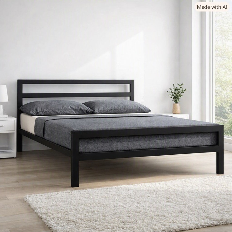 تخت خواب مدرن فلزی مدل B115