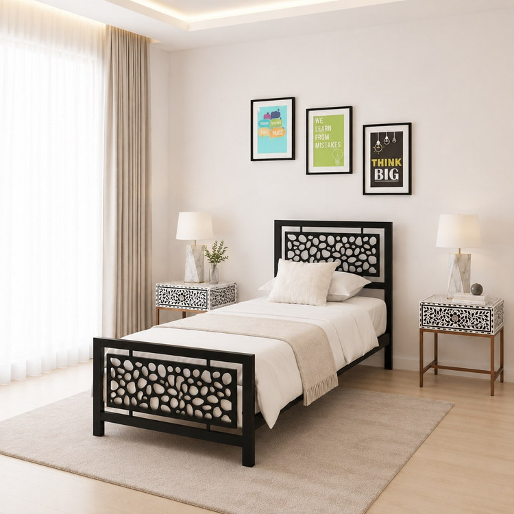 تخت خواب مدرن فلزی مدل B119