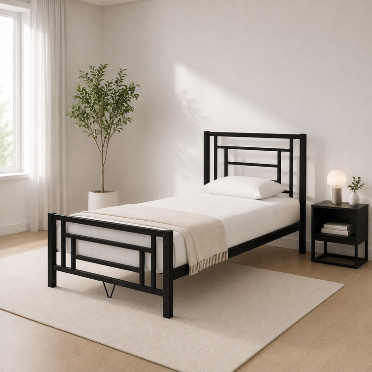 تخت خواب مدرن فلزی مدل B121
